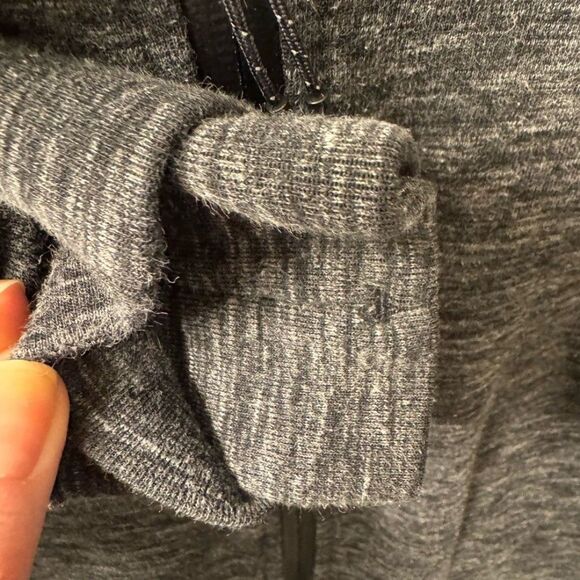 Champion Gray Bomber Jacket with High Collar and Slim Fit - Picture 7 of 10